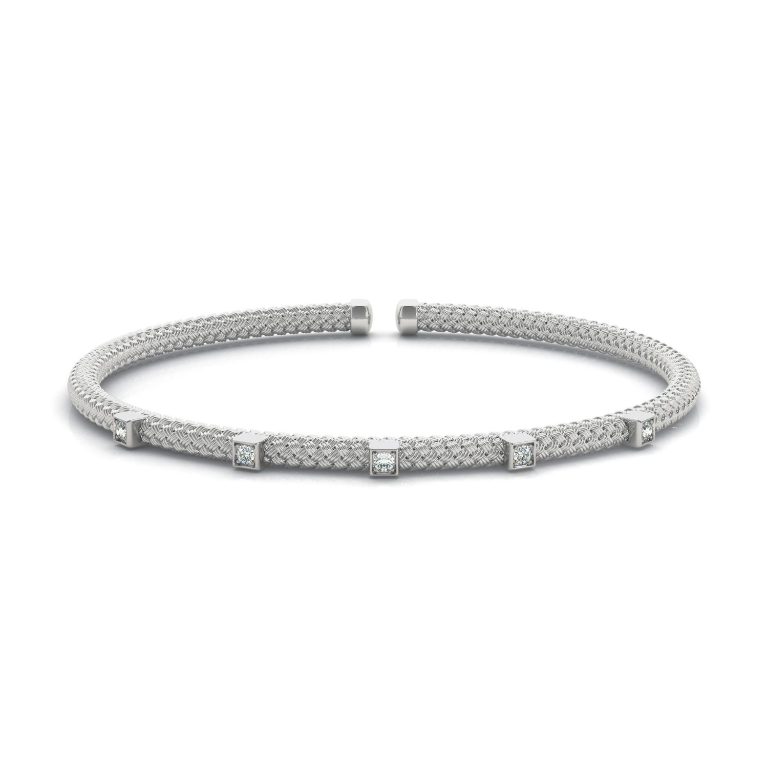 Emberly Bangle Diamond Bracelet