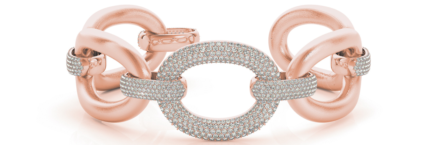 5.15 Ct Lab-Created Round Cut Lucille Diamond Bangles Bracelets in Silver 925