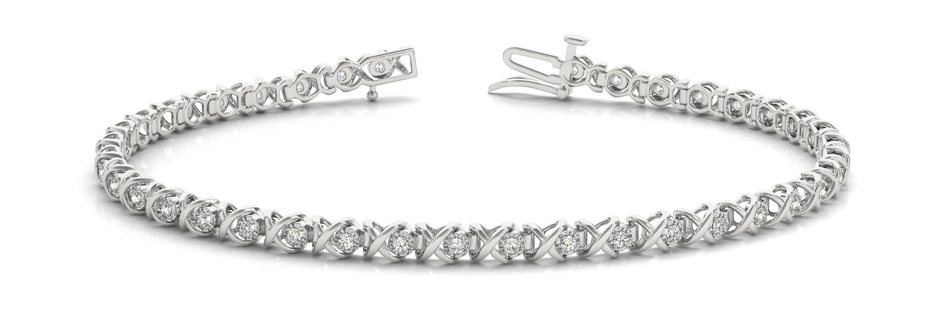 Eugenia Natural Prong Setting Diamond Bracelet