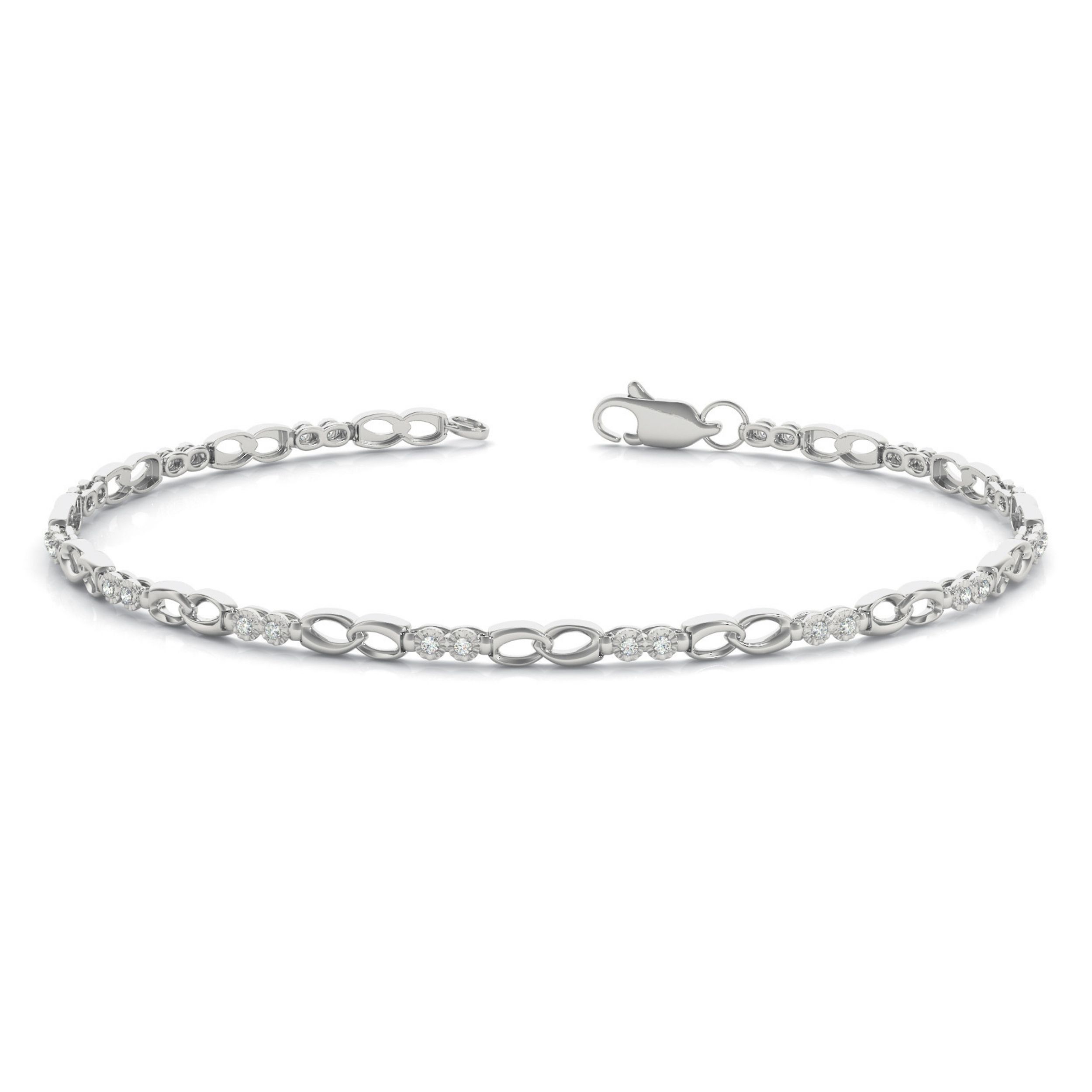 Kitty Chain Diamond Bracelet | Sunshine Diamonds