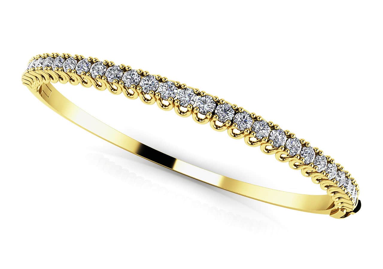 Velma Natural U Prong Diamond Bracelet