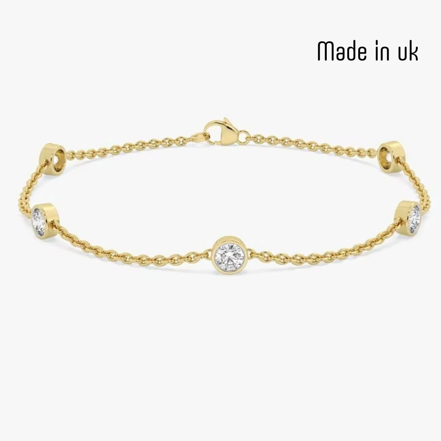 Rubina Natural  Diamond Bracelet