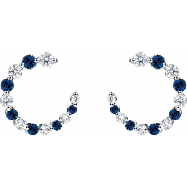 5.45 Ct Blue Sapphire Round Cut Taye  in Silver 925