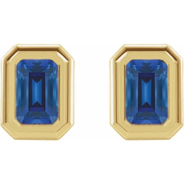 Torun Blue Sapphire  Diamond Earrings