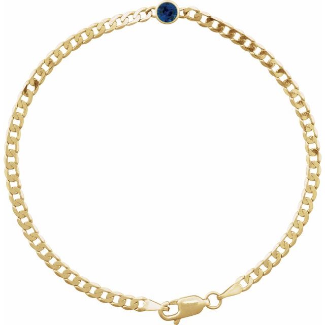 Taarika 0.34 Carat Blue Sapphire  Diamond Bracelet