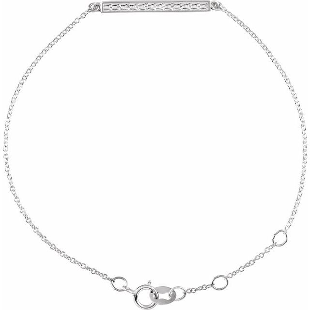 Sophina Chain Bracelets in 9K White Gold