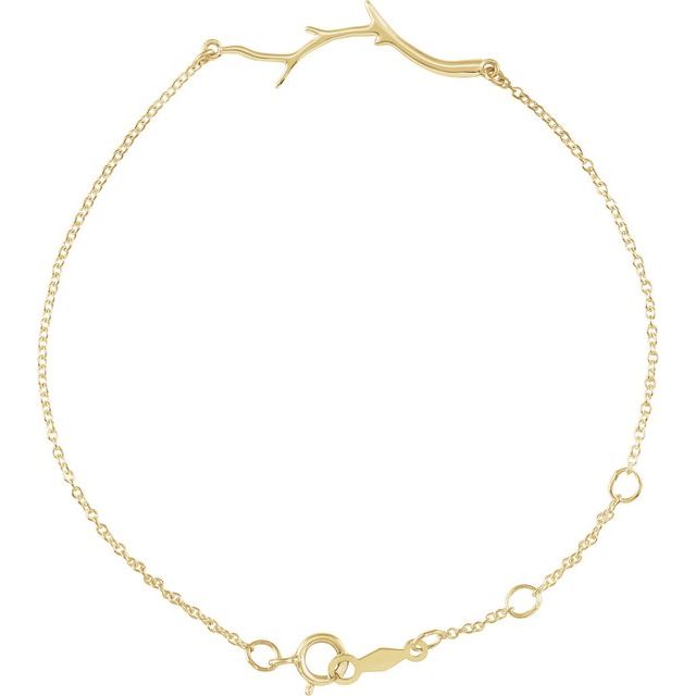 Shandra Chain Bracelets in 9K White Gold