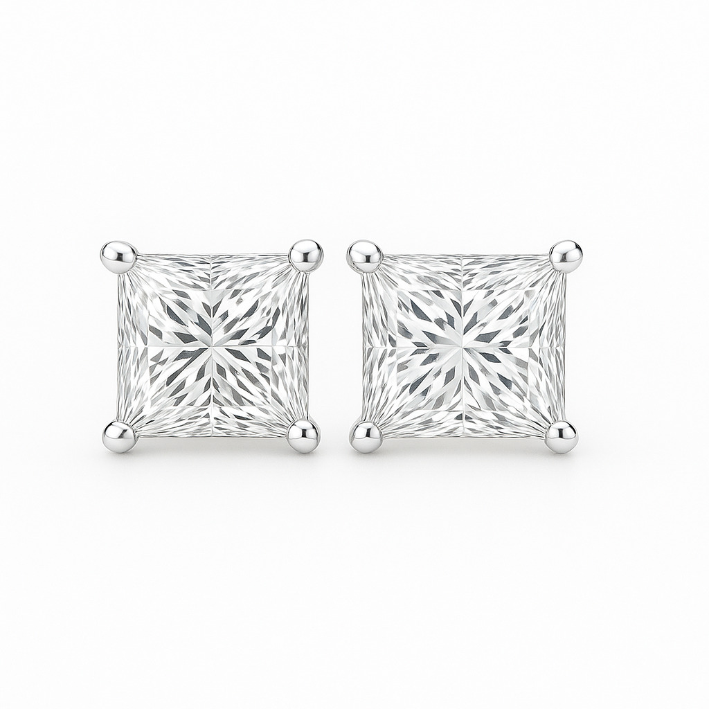 Juliana Lab Grown 4 Prong Studs Diamond Earrings