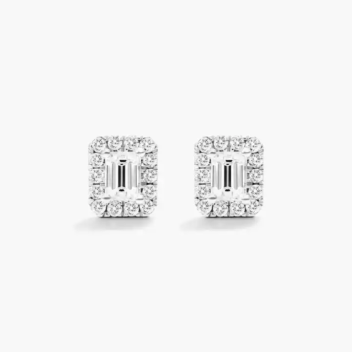Katie Natural 4 Prong  Diamond Earrings