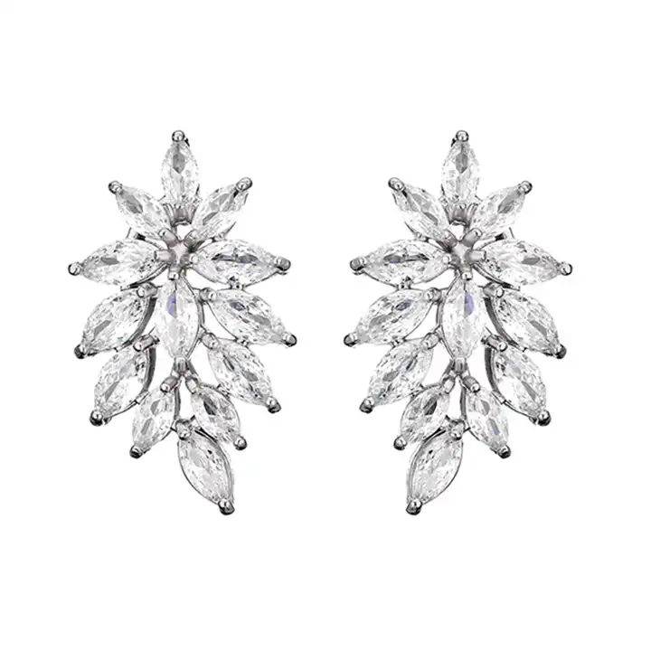 Korin Lab-Created Prong Set  Diamond Earrings