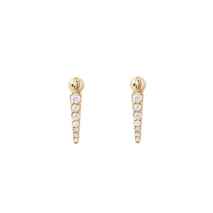 Faun Natural Claw Set  Diamond Earrings