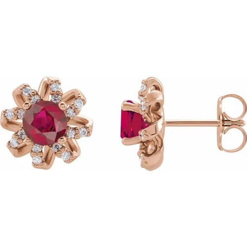 1.52 Ct Natural Ruby Round Cut Faerie  in Silver 925