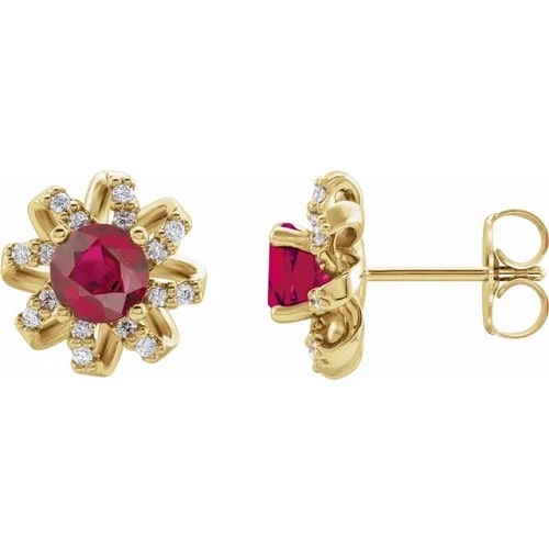 1.52 Ct Natural Ruby Round Cut Faerie  in Silver 925