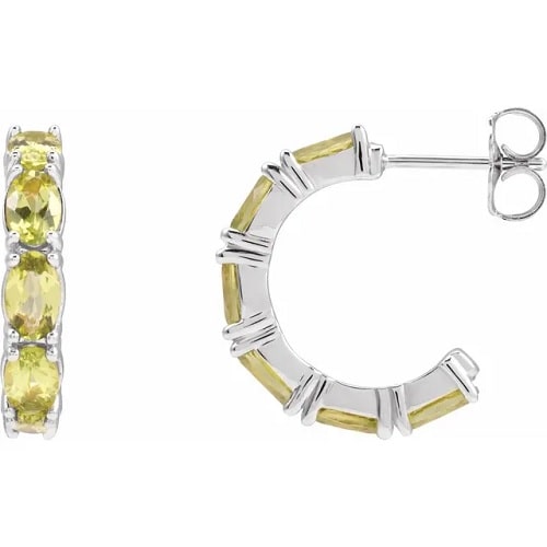Fousafia Peridot 4 Prong Set 