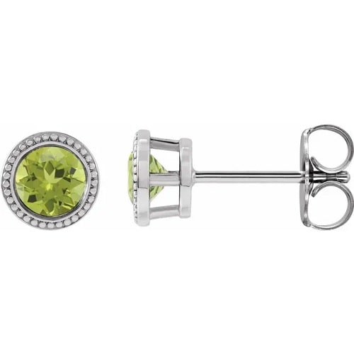 Firouz Peridot Bezel Set 