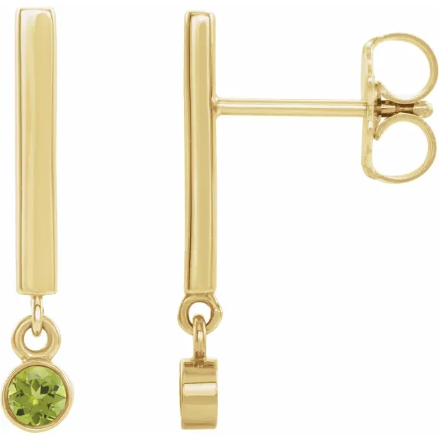 Flora Peridot Bezel Set 
