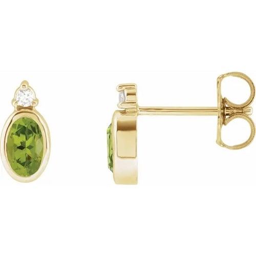 Finepopla Peridot Bezel Set 