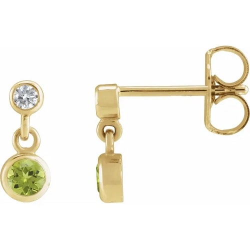 Ferna Peridot Bezel Set 