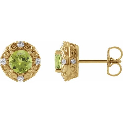 Fluri Peridot 4 Prong Set 