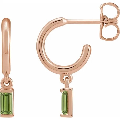 Ferdinanda Peridot Bar Set 