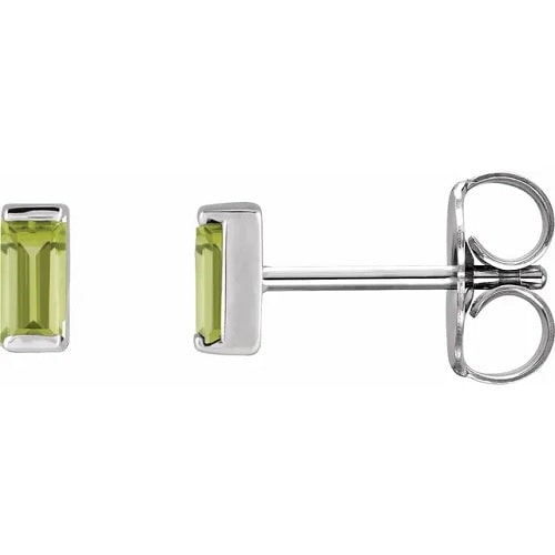 Femmota 0.30 Carat Peridot Bar Set 