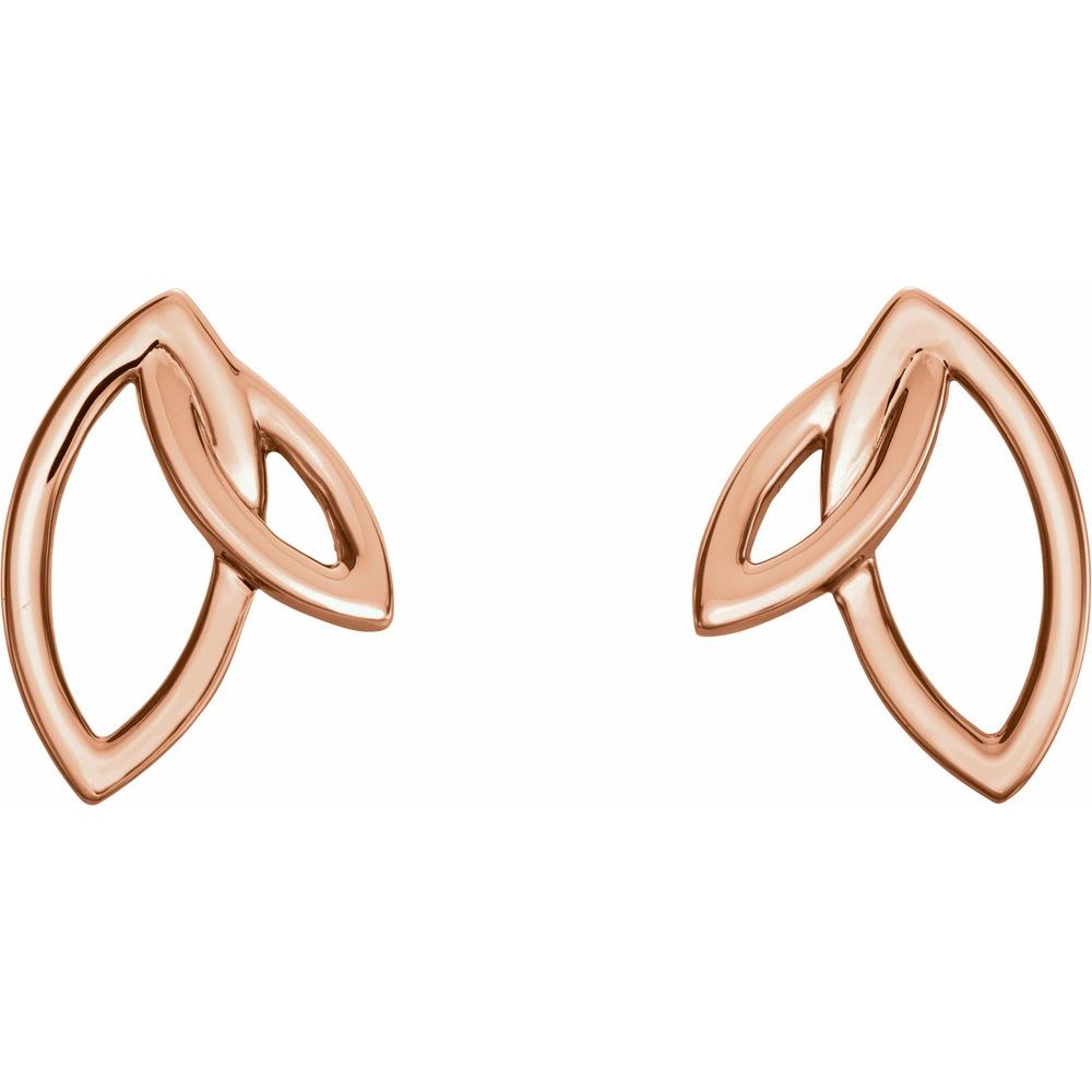 Round Cut Dayla Traditional Earrings in 18K White Gold