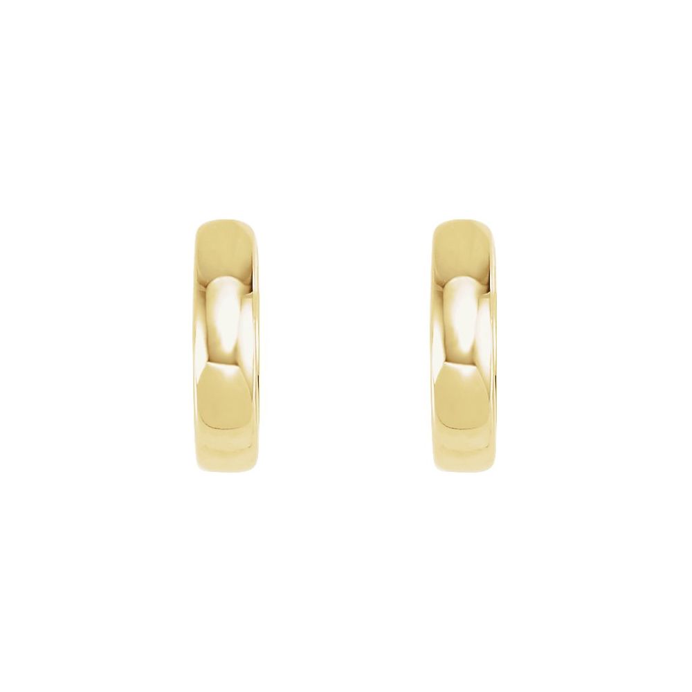 Round Cut Daliah Traditional Earrings in 18K White Gold