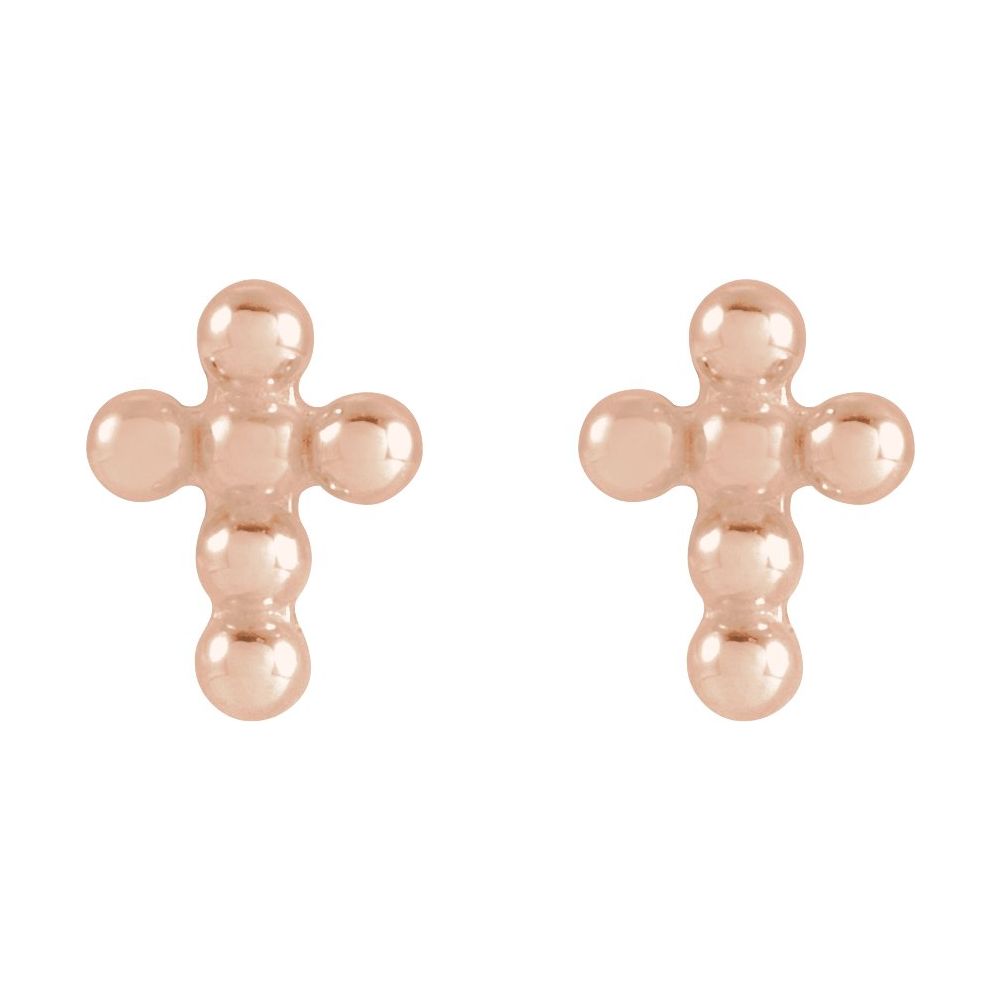 Round Cut Dia Traditional Earrings in 18K White Gold