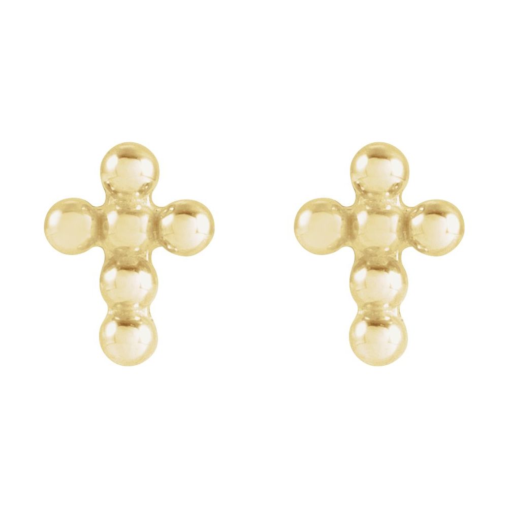 Dia Rose Traditional Gold Earrings