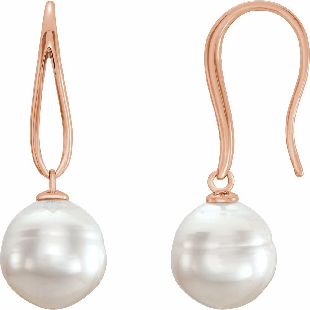 Bathilde Pearl  Diamond Earrings