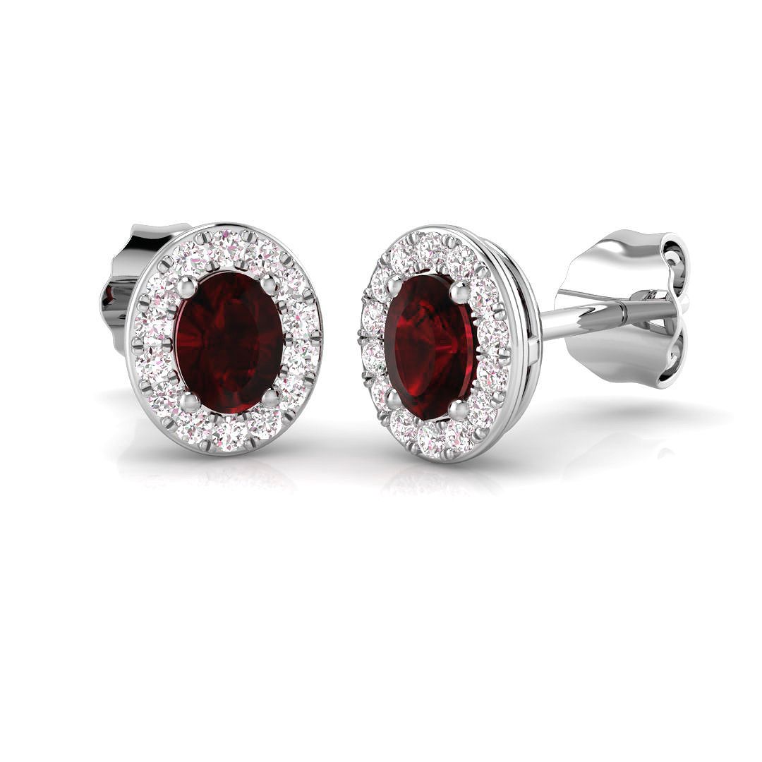 Adelaide Gemstone Earring Diamond Earrings | Sunshine Diamonds