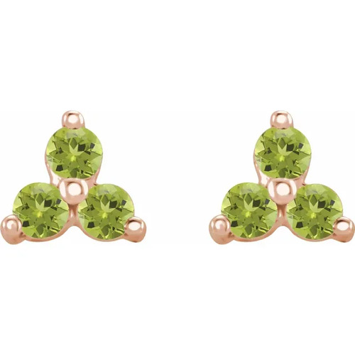 Anonna Peridot  Diamond Earrings
