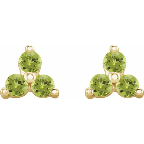 Anonna Peridot  Diamond Earrings