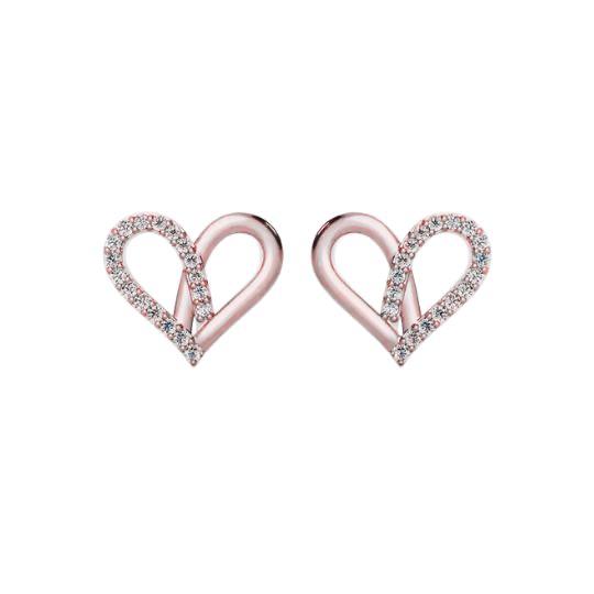 Jebina Natural Pave Set  Diamond Earrings