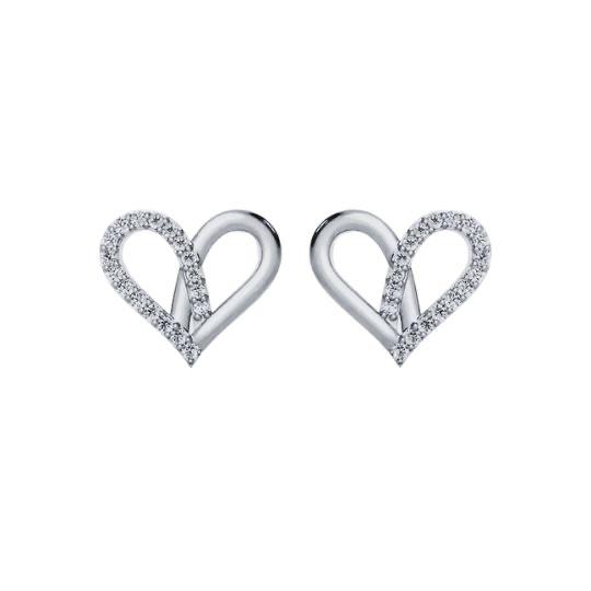 Jebina Natural Pave Set  Diamond Earrings