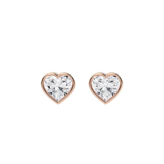 Leeza Natural Bezel Set Diamond Earrings