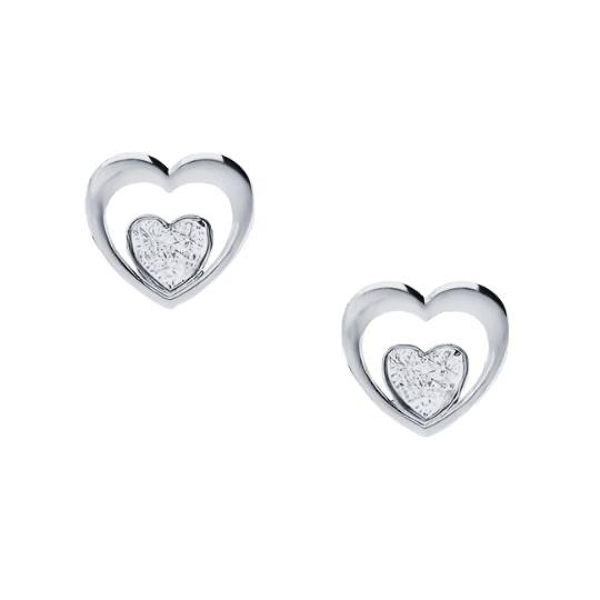 Lidiya Lab Grown Bezel Set Studs Diamond Earrings