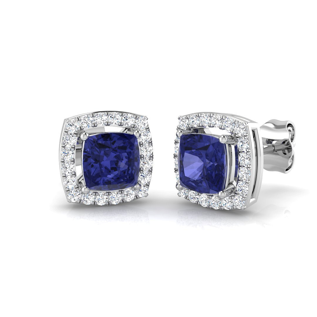 Michelle Tanzanite White Gold Prong Set 