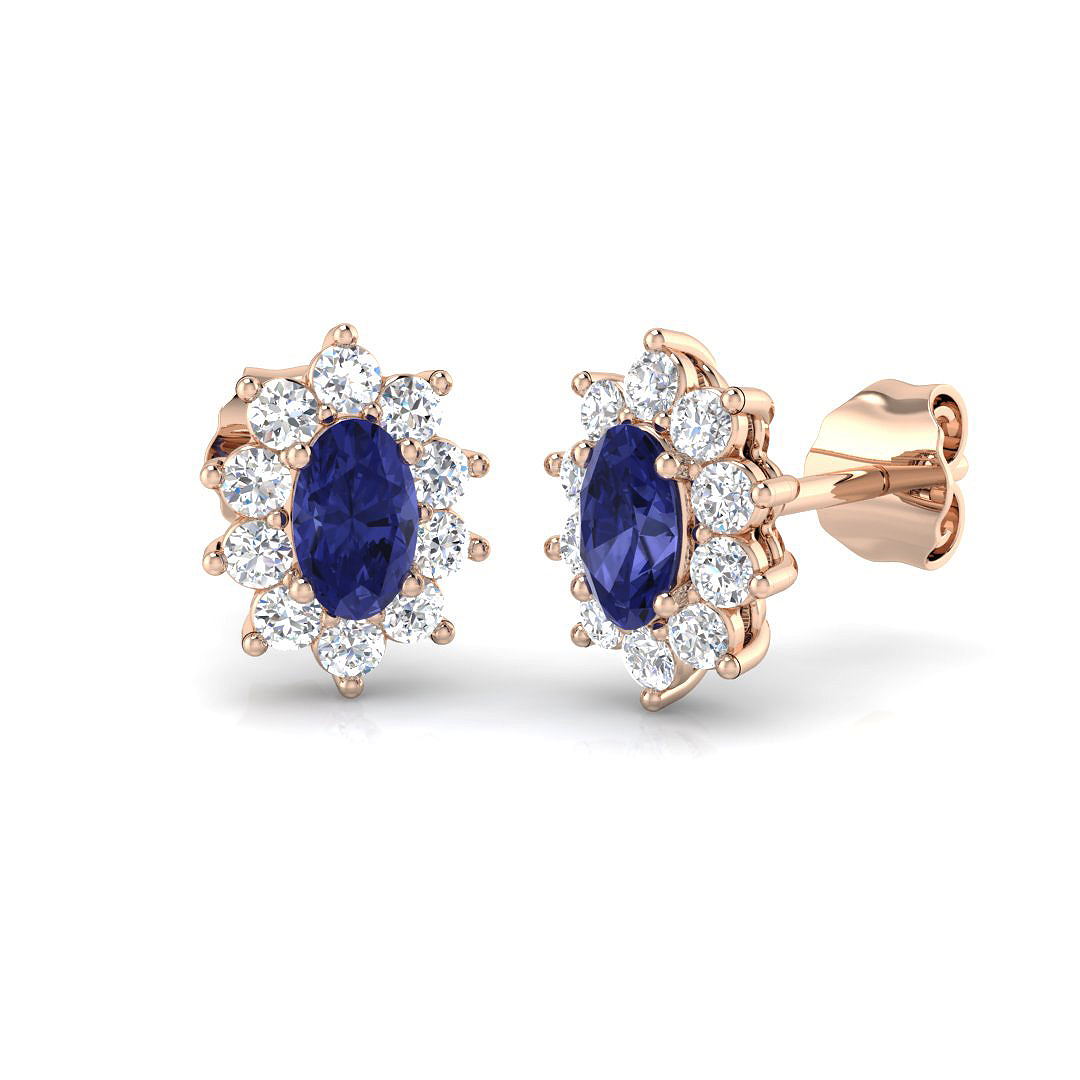 Leebanon Tanzanite Rose Gold Prong Set 