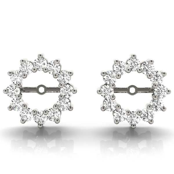 Rosie Lab Grown Silver Ear Jackets & Climbers Diamond Earrings