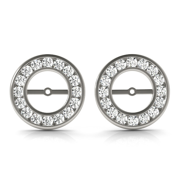 Joan Lab Grown Silver Ear Jackets & Climbers Diamond Earrings