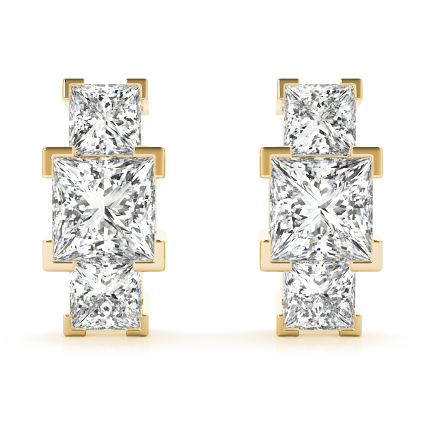 Chlara Natural Channel Set Diamond Earrings