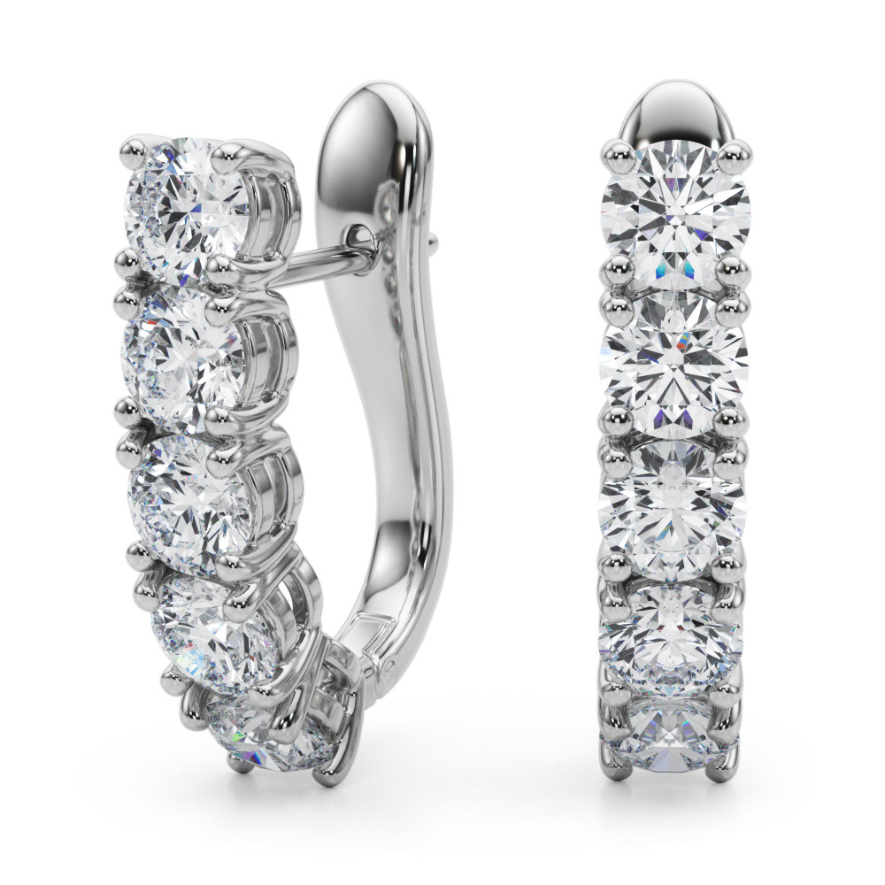 Reuben Lab-Created  Diamond Earrings