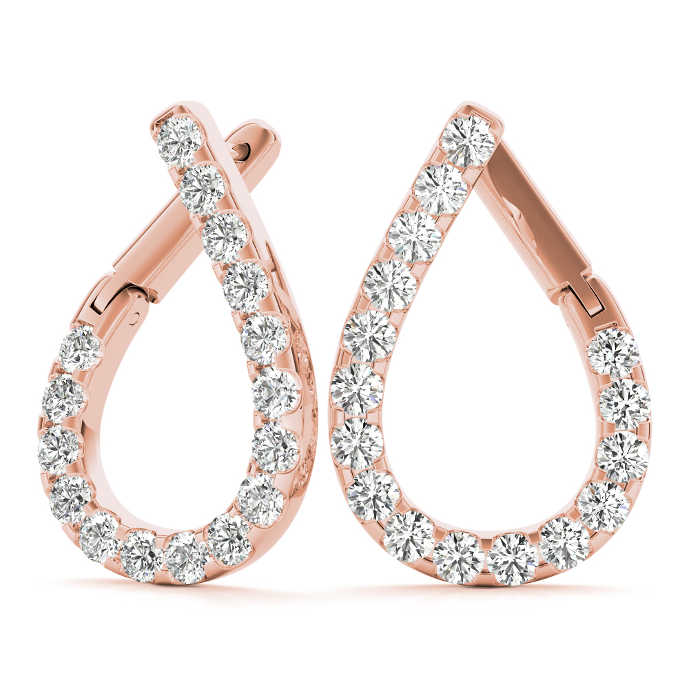 Aniya Natural Pave Setting  Diamond Earrings