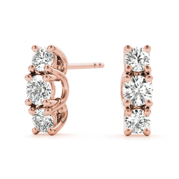 Fruma Natural Diamond Earrings