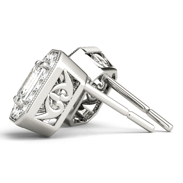 Egle 0.25 - 1.50 Carat Halo Diamond Earrings | Sunshine Diamonds