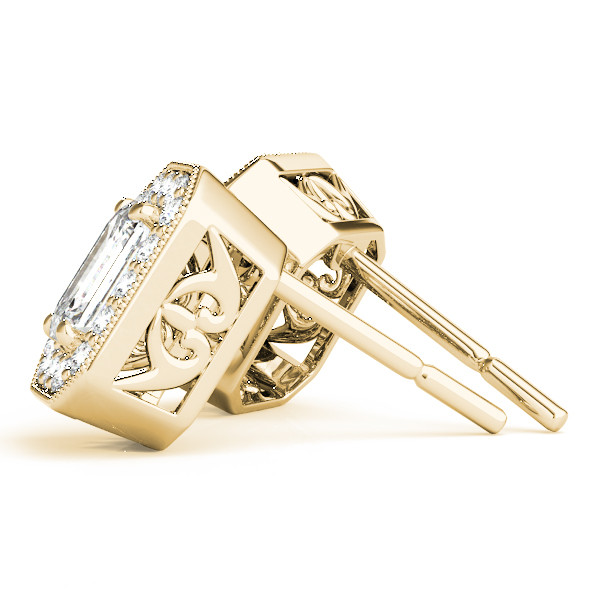 Egle 0.25 - 1.50 Carat Halo Diamond Earrings | Sunshine Diamonds