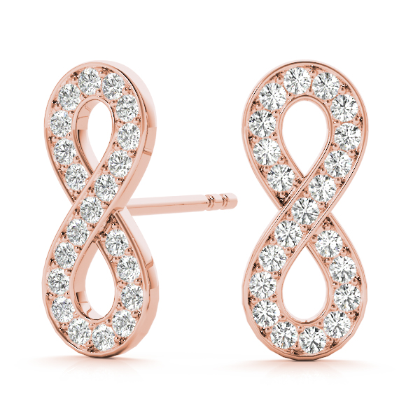 Raya Natural Pave Set  Diamond Earrings