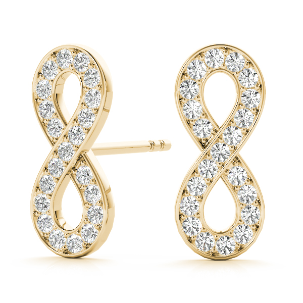 Raya Natural Pave Set  Diamond Earrings