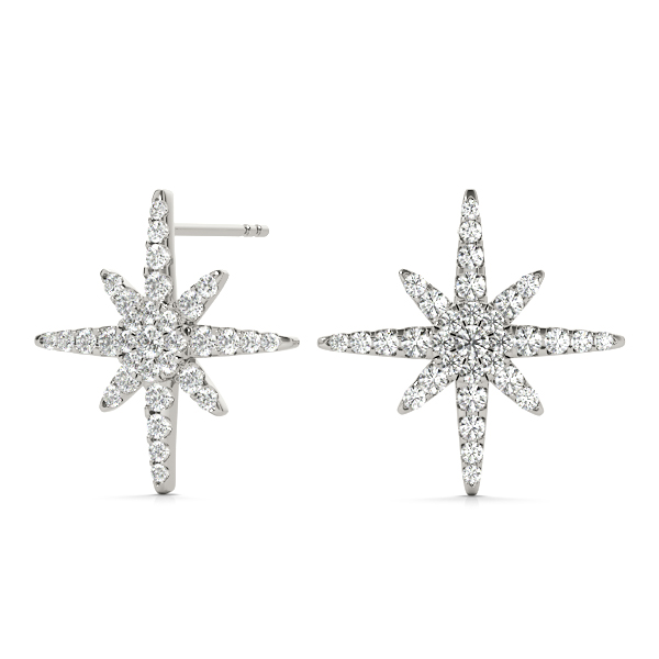 Daisy Natural  Diamond Earrings